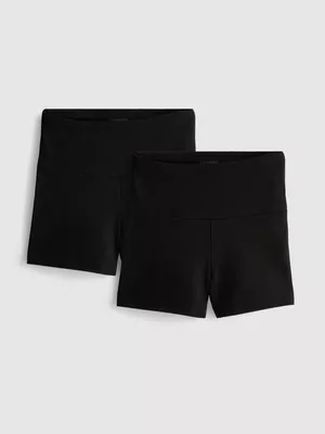 De 7 a 15 años | Pack de 2 pantalones cortos de yoga