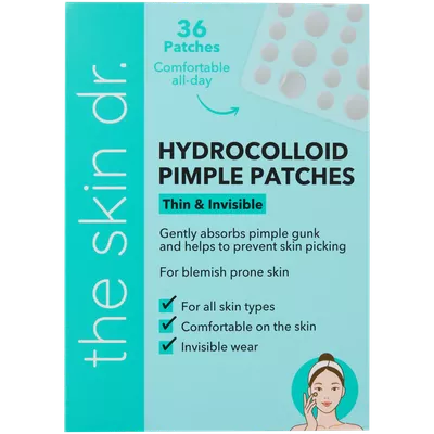 Hydrokoloidní náplasti na akné The Skin Dr.