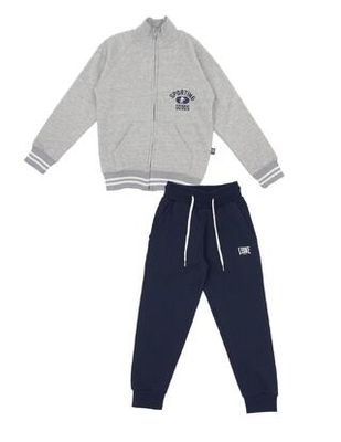 LEONE 1947 APPAREL Tuta da bambino con colletto e stampa "Sporting" College