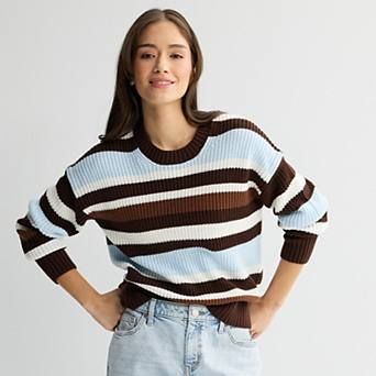 Juniors SO® Essential Crew Sweater