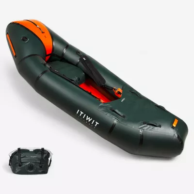 Kajak Packraft 500 aufblasbar TPU Fluss wasserdichter RV 1-Sitzer - PR500