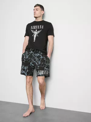 Pijama corto de Nirvana