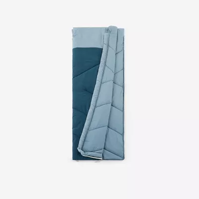 QUECHUA Camping-Schlafsack aus Baumwolle - Ultim Comfort 10° blau