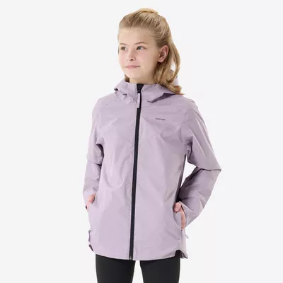 QUECHUA Regenjacke MH500 Kinder Größe 122–170 wasserdicht lila
