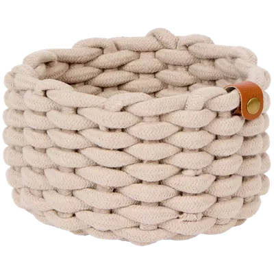 Pletený úložný koš