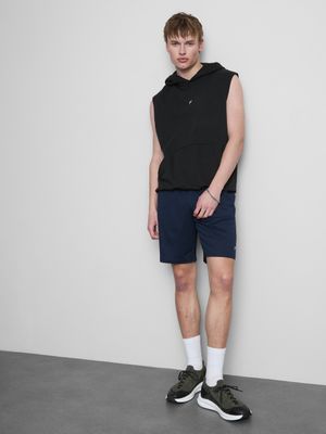 Sudadera deportiva sin mangas con capucha