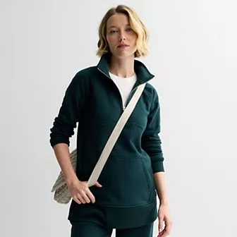 Women's Tek Gear 1/4 Zip Ultrasoft Fleece Tunic