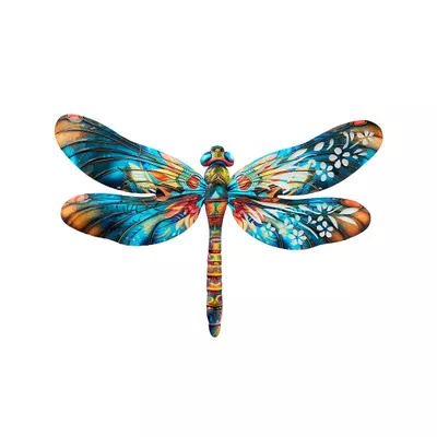 Dragonfly Metal Garden Wall Art