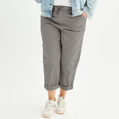 Plus Size Sonoma Goods For Life® Easy Paper Bag Waist Capri