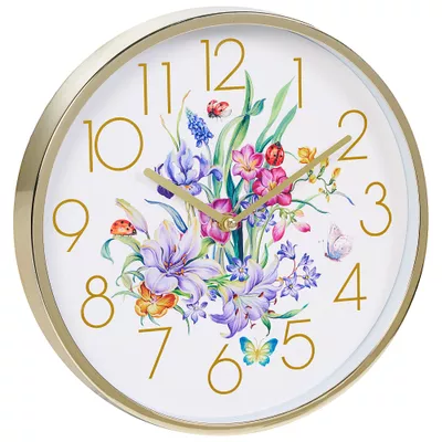 Secret Garden Printed Clock