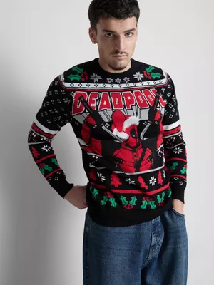 Jersey navideño de Deadpool de Marvel