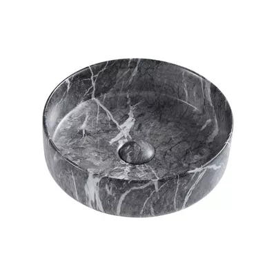 LAVABO SOBREPONER REDONDO 36CM MARMOL