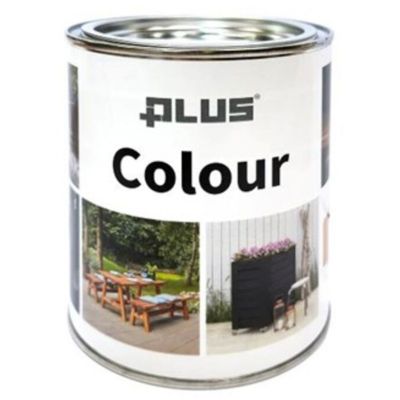 Plus, Lasurfarve, 0,75 L, hvid