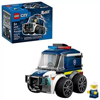 LEGO City Rides Police Truck 60481 Building Kit (71 Pieces)