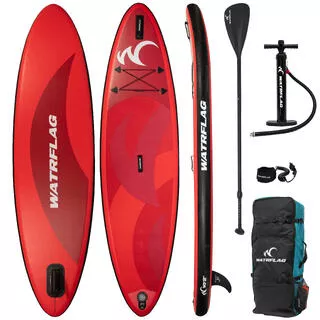 WATRFLAG Tavola da SUP gonfiabile di qualità superiore WATRFLAG Flow Rosso 10'2” ALLROUND