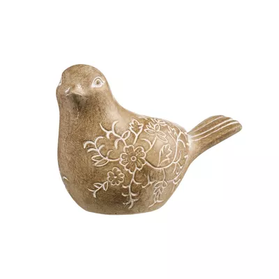 Etched Mushroom/Bird Ornament