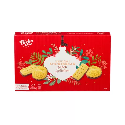 Bisko Chocolate Selection Shortbread 300g