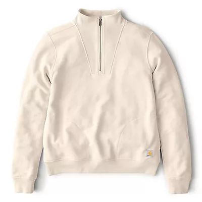 Carhartt Women's TENCEL Series Relaxed Fit Half-Zip Sweatshirt