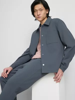 Chaqueta con cuello de piqué de The Edit