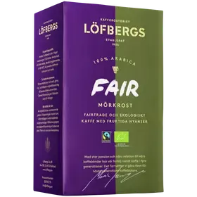 Löfbergs Fair Mörkrostat Kahvi 450g Reilu Kauppa Luomu