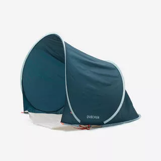 Parasole campeggio 2 SECONDS blu | 1 adulto o 2 bambini