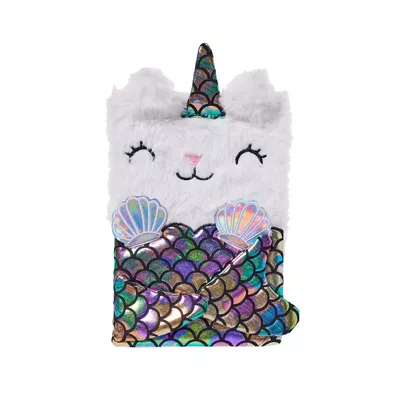 A5 Plush Notebook Cat/Mermaid/Unicorn