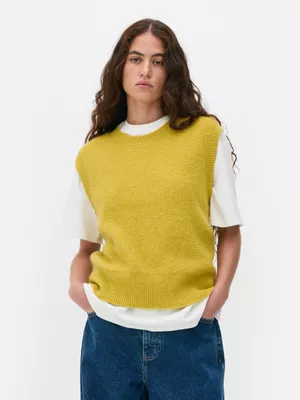 Camiseta sin mangas de punto de The Edit