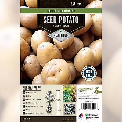 DeGroot Seed Potato, Yukon Gold, 4 lbs.
