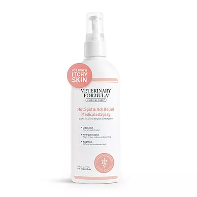 Veterinary Formula Hot Spot and Itch Relief Medicated Spray for Dogs and Cats, 8 oz.
