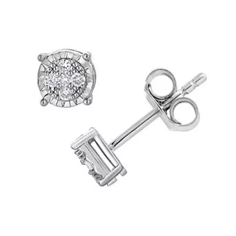 Diamond Brilliance 1/10 Carat T.W. Lab-Grown Diamond Stud Earrings