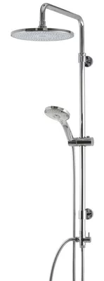 Pressalit, Brusesæt m. loftbruser, Wave Waterfall 300, krom