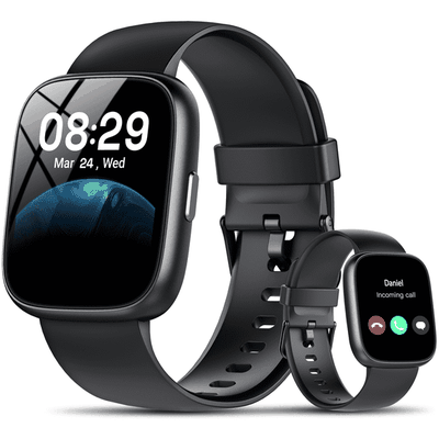 Smart Watch Fits for Android and IPhone, Smartwatch for Women Men with Alexa Built-in, 1.83