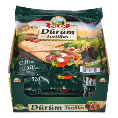 Dilek Dürüm Tortillas 520 g, 8er Pack