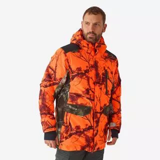 SOLOGNAC Giacca caccia 500 TREEMETIC FLUO silenziosa calda