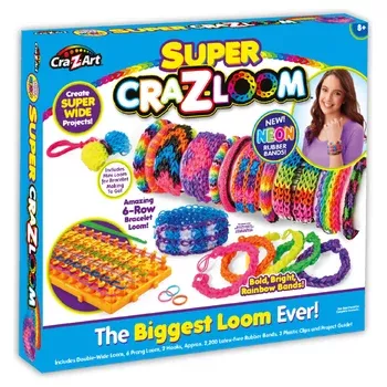 Super Cra-Z-Loom Bracelets Élastiques Colorés