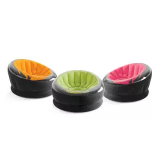 INTEX Intex 68582NP - Poltrona Gonfiabile Empire, Colori Assortiti, 112x109x69 cm