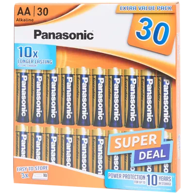 Alkalické baterie Panasonic AA