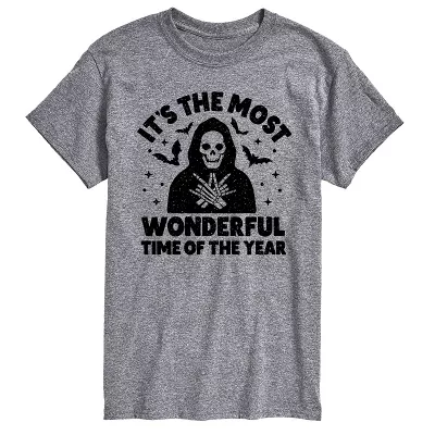 Big & Tall Most Wonderful Time of Year Grim Reaper Graphic Tee