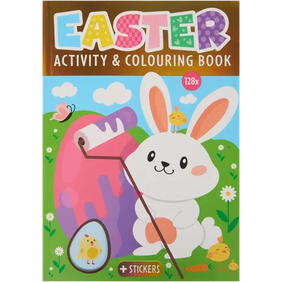 Velikonoční kniha her a omalovánek