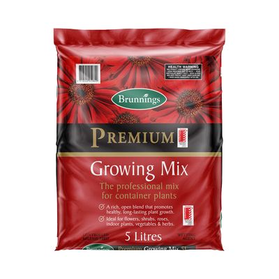 Brunnings Premium Growing Mix 5L