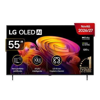 LG OLED AI 55'' Serie B6E OLED55B6ELC, 4K, Nero pe...