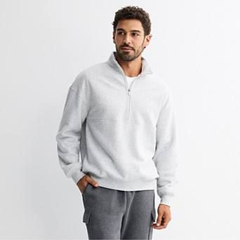 Men's Tek Gear Ultra Soft Fleece Relaxed Half-Zip Pullover