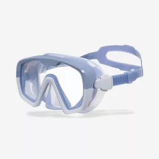 Maschera subacquea 100 MONO anti fog azzurra