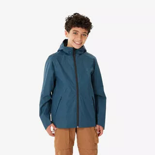 Giacca trekking bambino MH500 impermeabile | azzurra