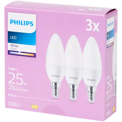 Žárovka ve tvaru svíčky Philips