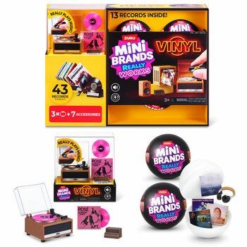 Mini Brands Mini Vinyl with 3 Capsules
