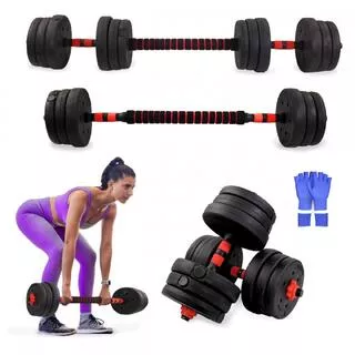 MOBICLINIC Set di manubri regolabili Barra e pesi fino a 20 kg A crescita progressiva