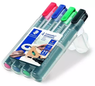 Staedtler, Markere, Lumocolor 352, 4 stk.