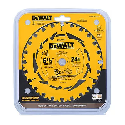 DEWALT 6-1/2 in. 24T Circlular Saw Blade