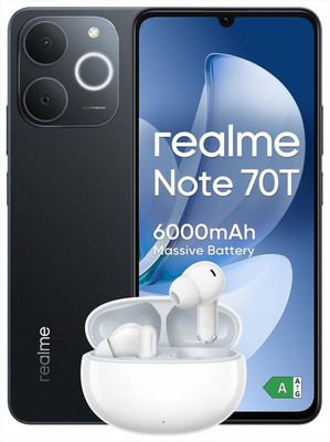 REALME - Smartphone NOTE 70T SPECIAL EDITION 4/256GB-OBSIDIAN BLACK